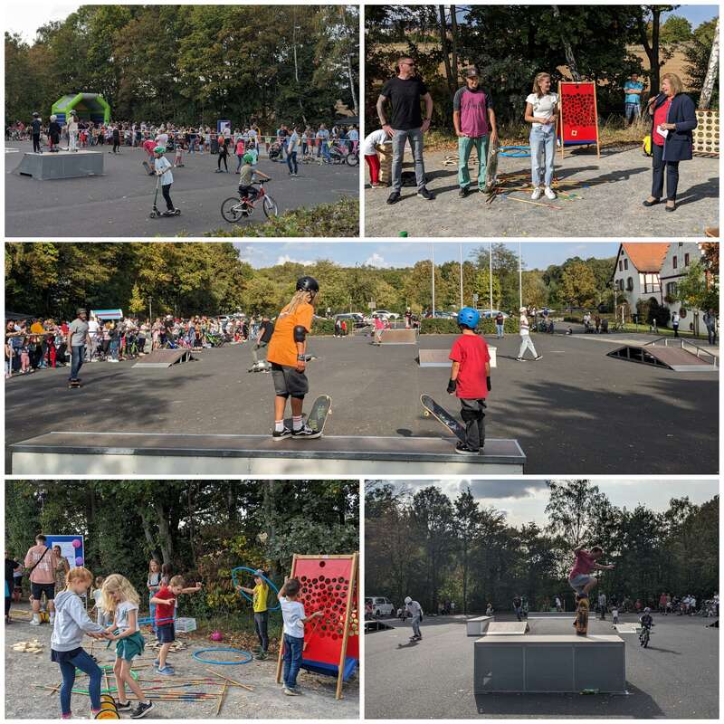 Feierliche Eröffnung des Skateplatzes 