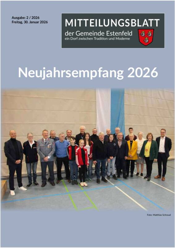Mitteilungsblatt Estenfeld 2/26