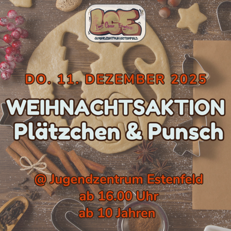Weihnachtsaktion Plätzchen & Punsch